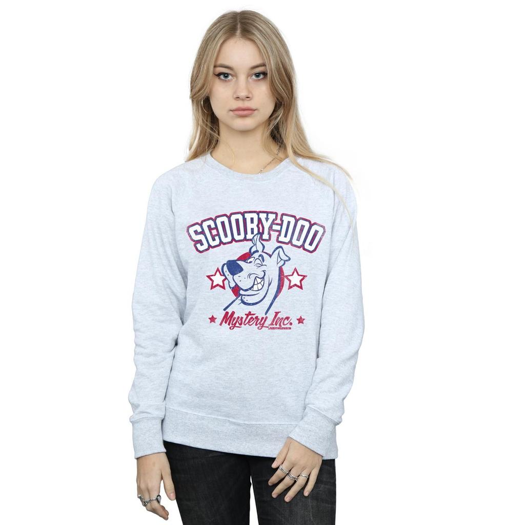 Scooby Doo Womens/Ladies Collegiate Mystery Inc Sweatshirt