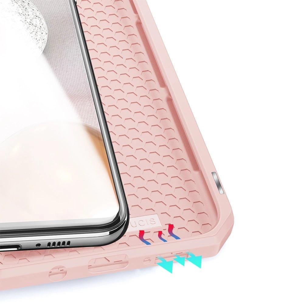 Dux Ducis Skin X Kabura Etui Pokrowiec Z Klapką Samsung Galaxy A42 5G Różowy