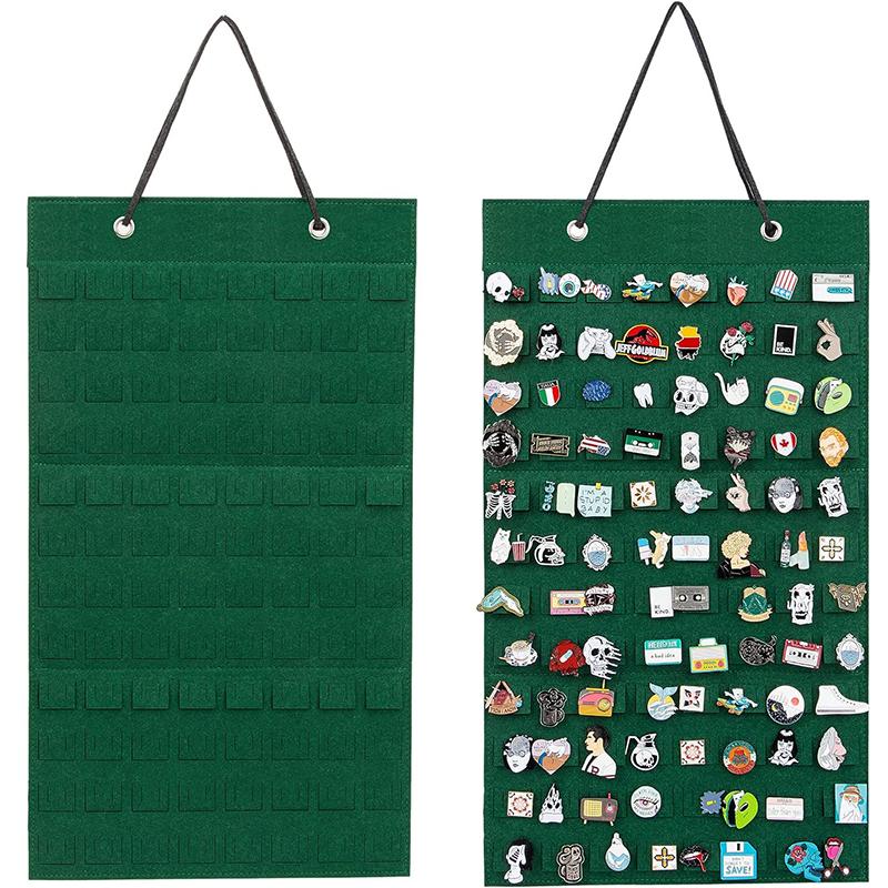 Earrings Hanging Organizer Wall Earring Holder Soft Felt Hanger For Jewelry Necklace Earring Ring Stud Display Holder