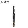 1pc High-Speed Steel Composite Tap For Wood Drilling 1/4inch Shank Composite Tap For M3-M10