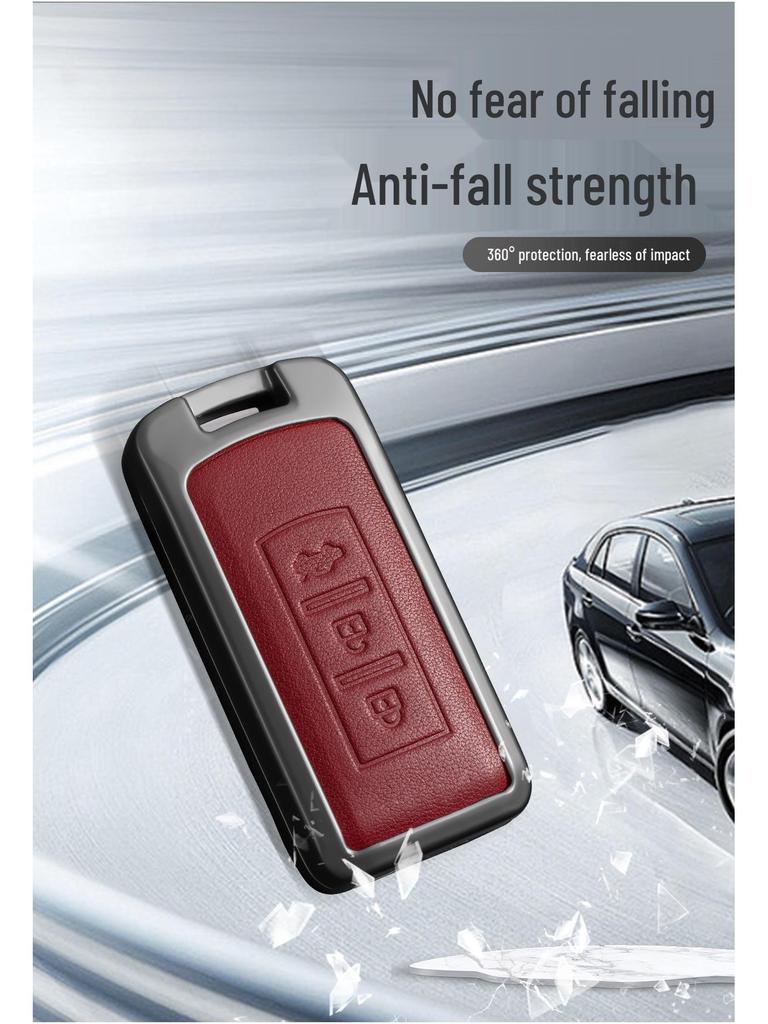 Mitsubishi Outlander/Eclipse/ASX/Pajero Key Case – High-Grade Shell Buckle