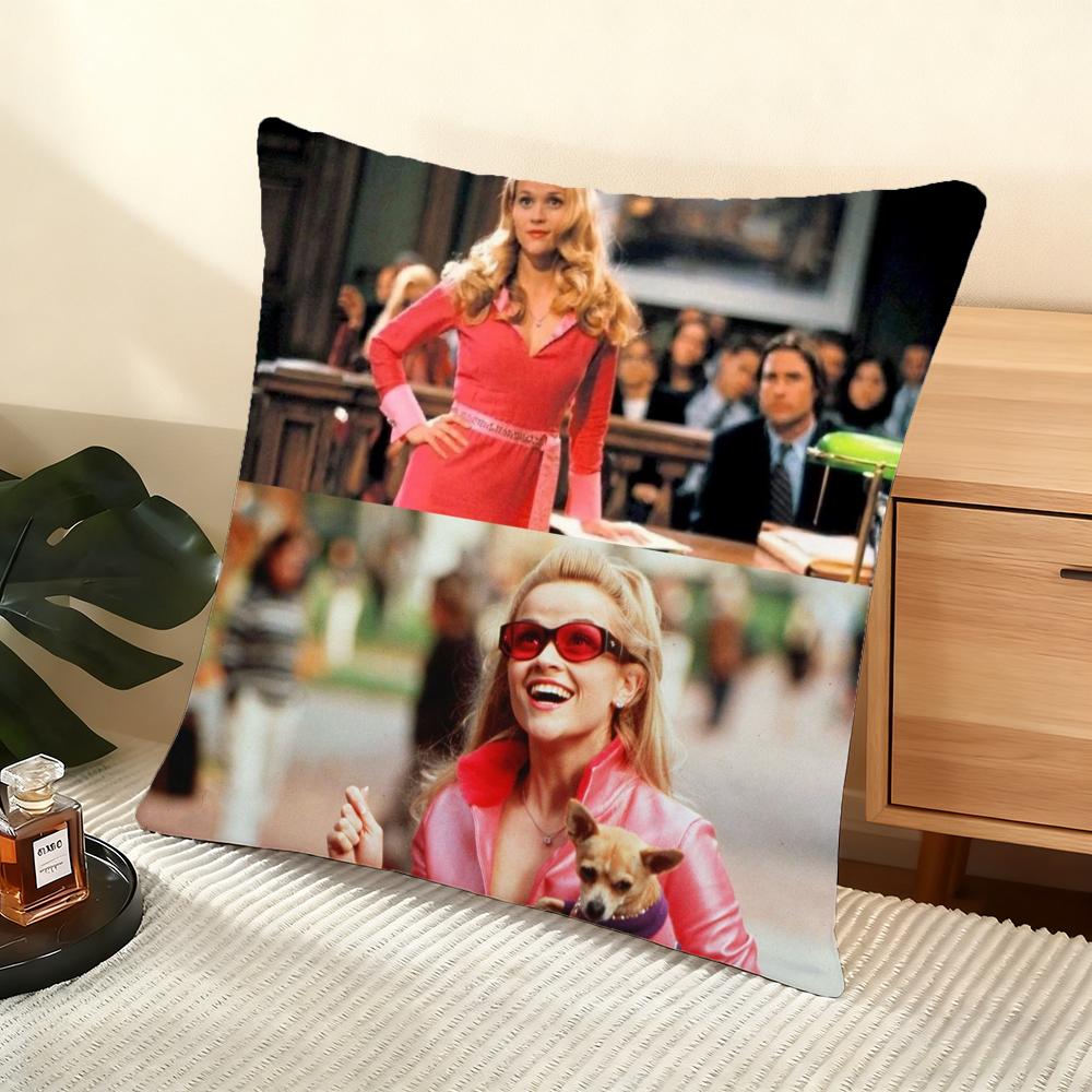 Legally Blonde Movie Cushion Cover Silky Short Plush Home Sofa Cushion Cover - Invisible Zipper Home Decoration