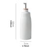 Olive Oil Dispenser Bottle Ceramic Oil Pot with Spout Portable Vinegar Dispenser Kitchen Oil Bottle for Kitchen Liquids Oil