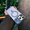 Matte Translucent Phone Case for For Iphone 17 Air 16 15 14 Plus 13 12 Pro Max for Magsafe Wireless Charge Shockproof Cover
