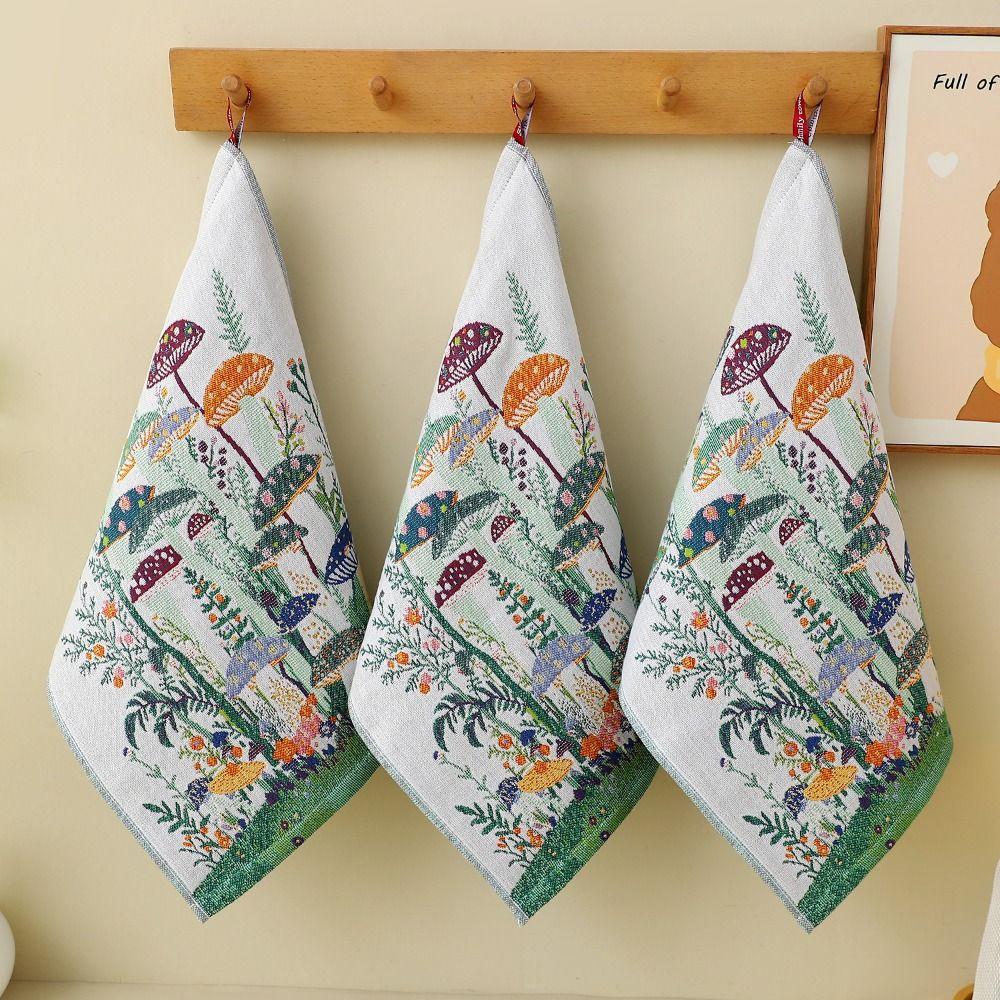 34x40cm Kitchen Towel Quick Dry Tea Towel High Quality Pure Cotton Dish Cloth  Home Restaurant