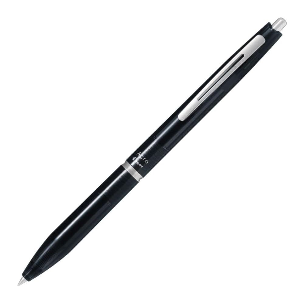 Pilot Acroball 300 Oil-Based Ballpoint Pen 0.5mm Clear Black Ink Pack of 10