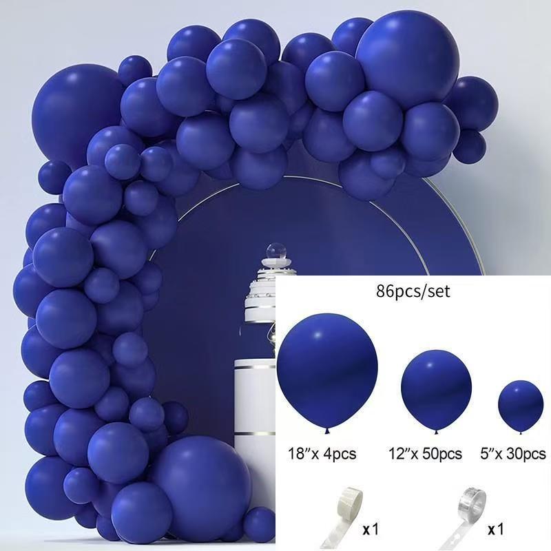 Conjunto de Balões Macarons Matte e Metálicos para Decorações de Festa de Aniversário Multicena