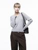 Chaenseseunoi Soft Cable V-Neck Knit - Melange /W243Tp02Ml