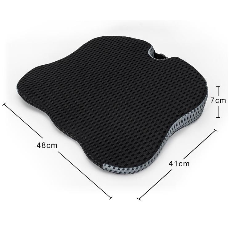Breathable Memory Foam Seat Cushion, Rebound Wedge Pad for Car or Office Chair.