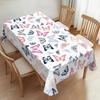 Spring Summer Butterfly Rectangle Tablecloth for Table Decor Washable Farmhouse Kitchen Dining Tablecloth Holiday Party Decor