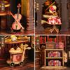 DIY Book Nook Cafe - 3D Puzzle Kit for Bookshelf, Handmade Bookend, Creative Gift for Home Decor & Collectibles