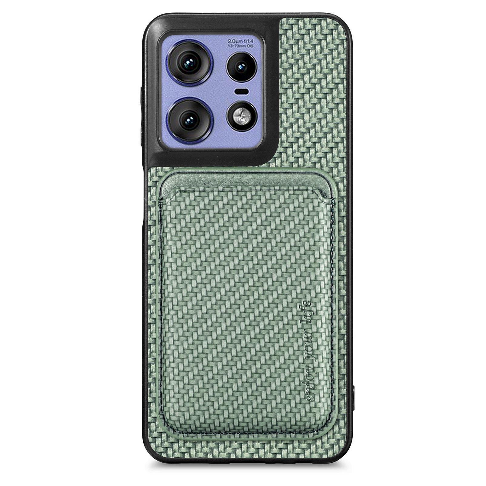 

Магнітний чохол Motorola Edge 60 Fusion з покриттям, що імітує шкіру, та захистом від падінь MOTO G 2025 5G зелений