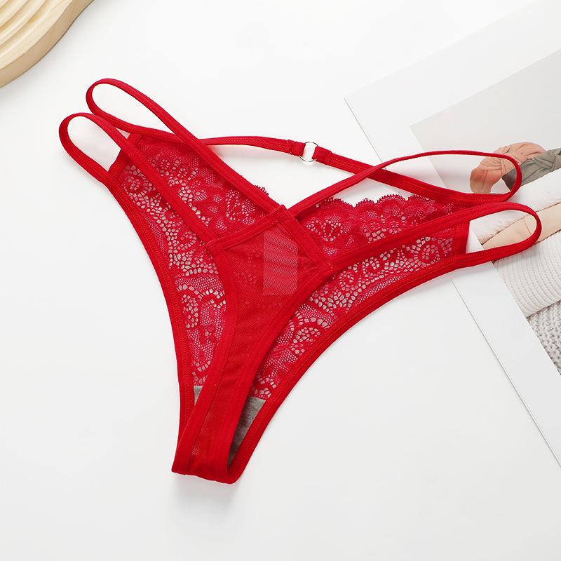 3 Pairs of Women's Summer Fashion Sexy Lace Thong Underwear