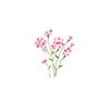 Retro Small Safflower Tattoo Sticker Gradual Change Smudge, Lasting Waterproof, Advanced Sense Arm Sticker