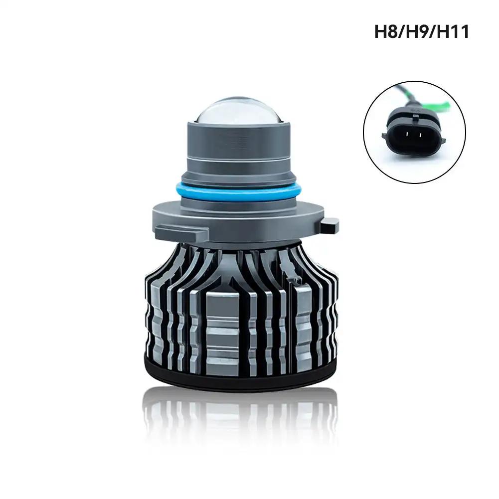Laser Lens H7 Led Fog Light Bulb H11 Led Fog Lamp H8 H9 9005 HB3 9006 HB4 CSP 6000K Turbo Fog Light Headlight for Car 12V 24V