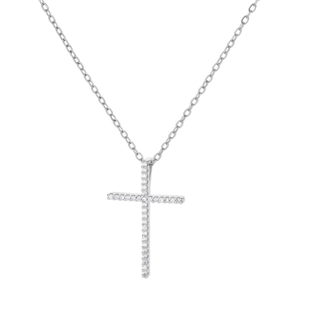 Stainless Steel Jesus Cross Necklace For Women Men Gold Color Caravaca Angels Crucifix Charm Choker Rapper Jewelry Hip Hop Gift