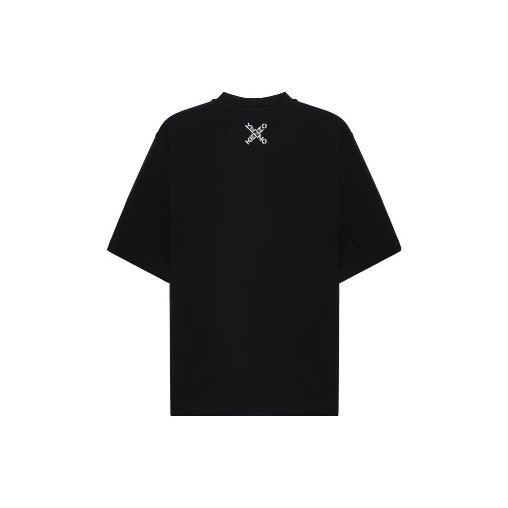 Kenzo Letter Logo T Shirt Men's Black FA65TS5024SJ-99