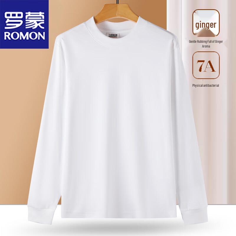 ROMON Men's Long Sleeve Round Neck T-Shirt