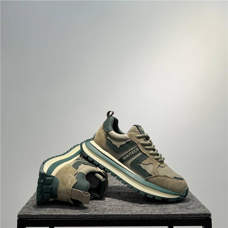 Scarpe autunno e inverno nuove in pelle a taglio basso in velluto calde casual in cotone scarpe con plateau
