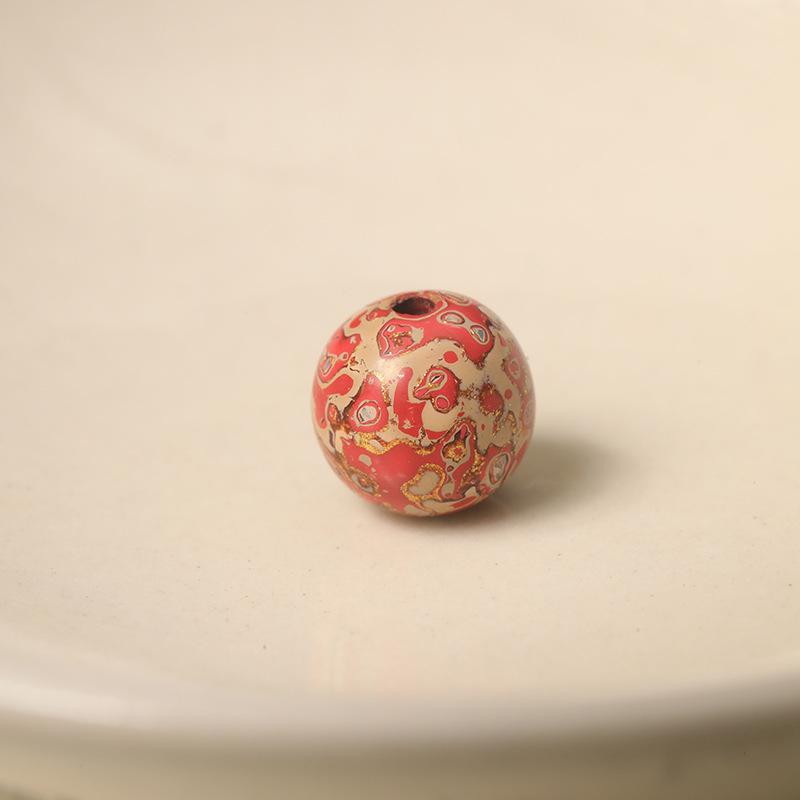 Genuine Flawless 8mm Lacquer Beads Inlaid with Mother-of-Pearl Buddhist Prayer String