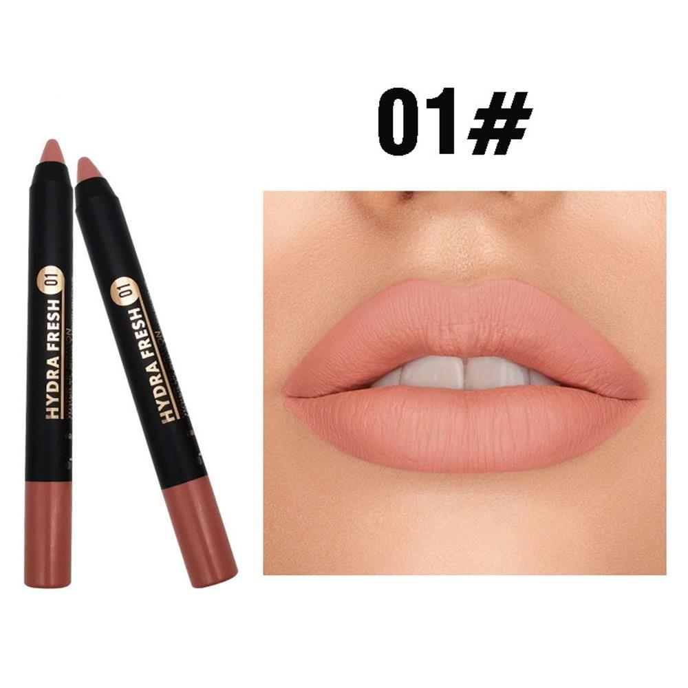 Hot Sale Long Lasting Makeup Nude Velvet Matte Lipstick Pencil Waterproof Lip Gloss