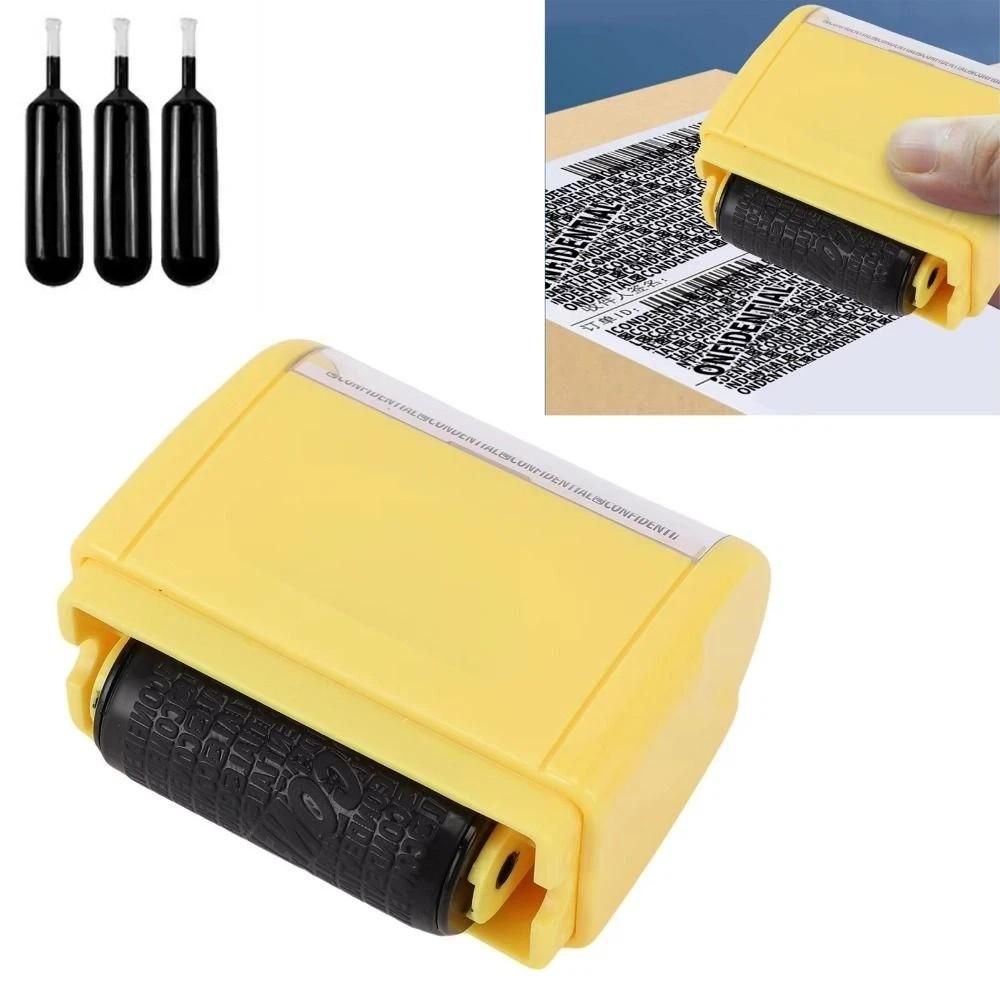 Portable Identity Stamp Roller Leakproof Privacy Guard Roller Stamp  Identity Theft Protection