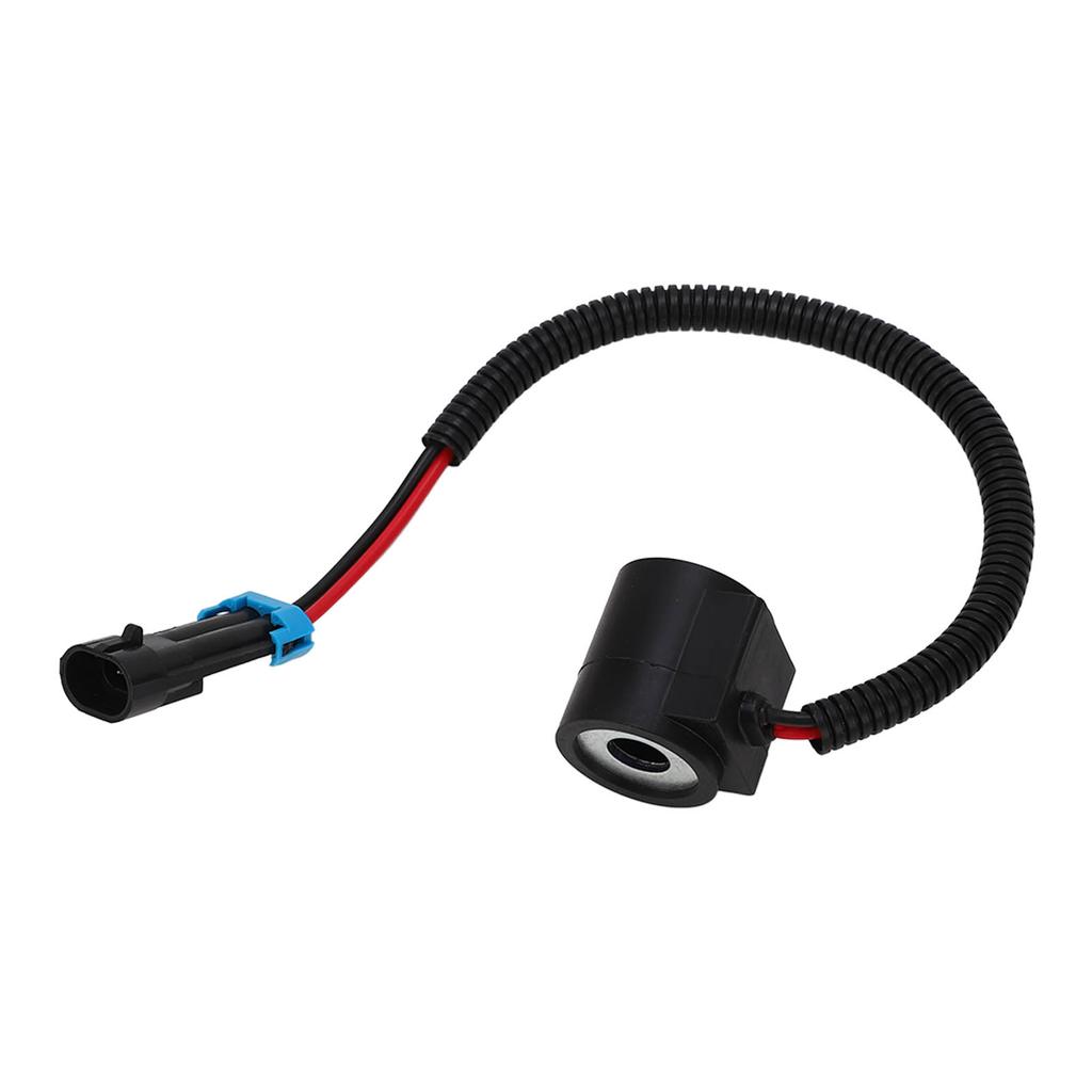12V Solenoid Valve Coil with Connector 1 2in Hole Diameter 6671025 for Bobcat Skid Steer 751 753 763 773 7753