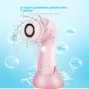 3 In 1 Electric Facial Cleaner Face Cleansing Brush Wash Machine With Base Spa Skin Care Massager Blackhead Cleaning Charging