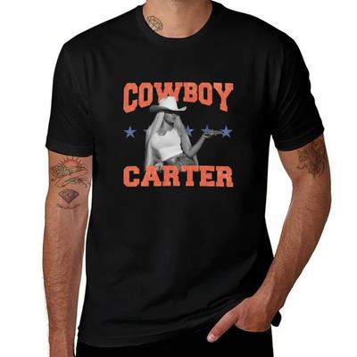 Vintage Cowboy Carter TShirt Outdoor Sports Short Sleeve Top