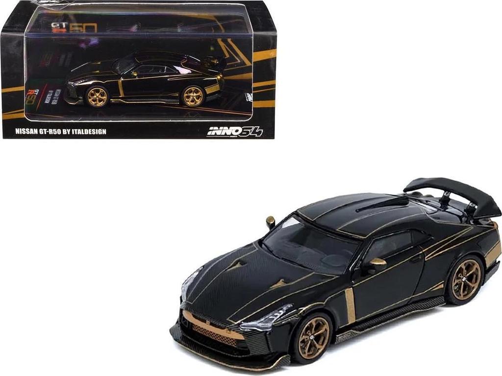 INNO Models 1/64 Scale GT-R50 by ITALDESIGN Black Nissan GT-R50 by ITALDESIGN [Parallel Import]