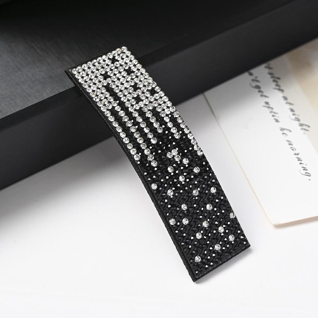 Beautiful Shiny Rhinestone Hairpins Creative Rectangular Hair Clips Woman's Hair Accessories