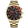 Steel Belt Watch Men'S Automatic Luminous Calendar Quartz Watch