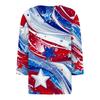 Womens Spring Tops V Neck Printed 3/4 Sleeve Summer Shirts for Women Casual Loose Womens Summer Shirts Dressy Tops for Women