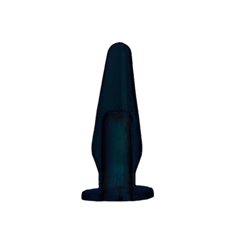 Silicone Vibrating Anal Plug with Bullet Egg - Unisex Adult Toy for Couples