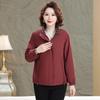 Women's Spring/Autumn 2026 Jacket for Middle-Aged and Elderly - Loose, Stylish Top