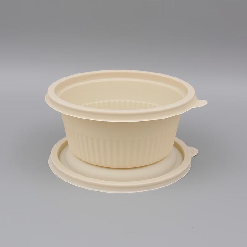 Biodegradable Corn Starch Bowls with Lids