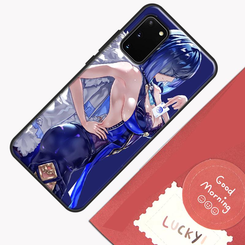 Genshin Impact Yelan Phone Case For Samsung Galaxy S24 S26 Ultra S20 S21 S22 S23 S25 Plus S10 S25 FE Cover Shell