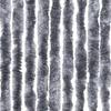 vidaXL Insektenschutz-Vorhang Silbern 100x220 cm Chenille