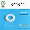 Thickened Nylon Plastic Flat Washer: Hard Plastic Gasket M2-M16