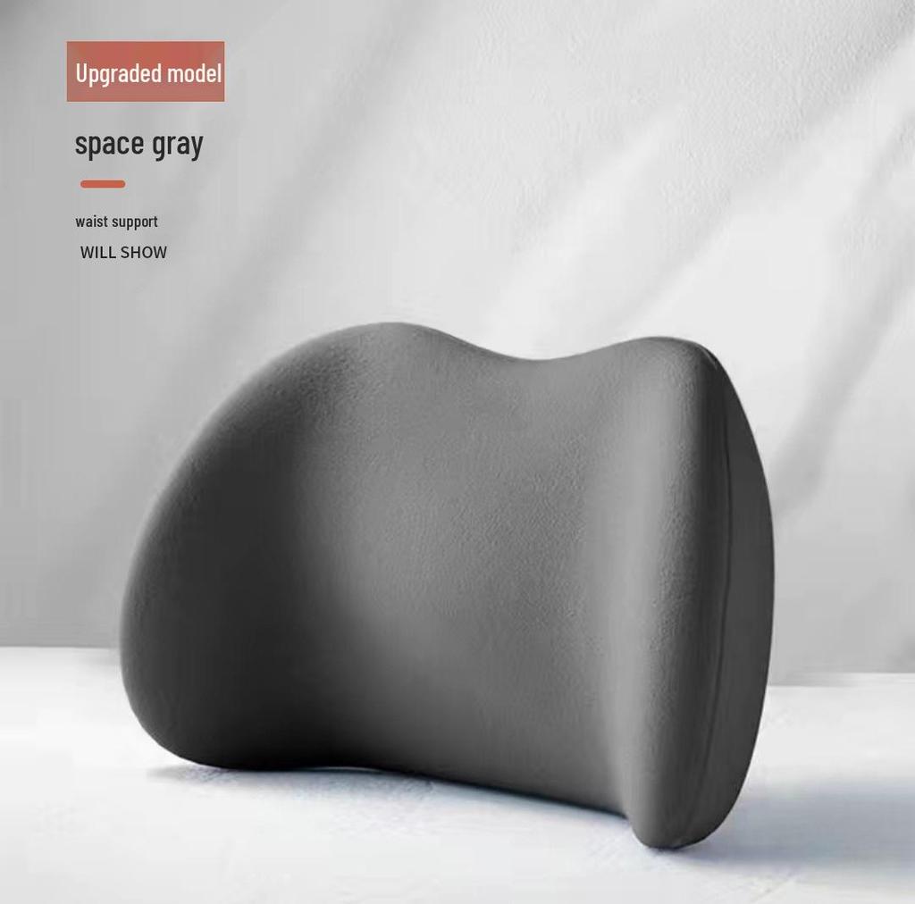 Verbesserte Autositz-Lendenstütze & Memory-Schaum Nackenkissen-Set