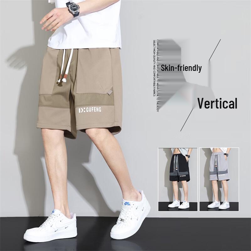 FARUISHI Men s Relaxed Fit Drawstring Cargo Shorts 3XL