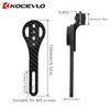 KOCEVLO Integrated Bike Computer Mount 1/4 Interface for Panoramic Action Camera GPS Holder Garmin Wahoo Bryton Support