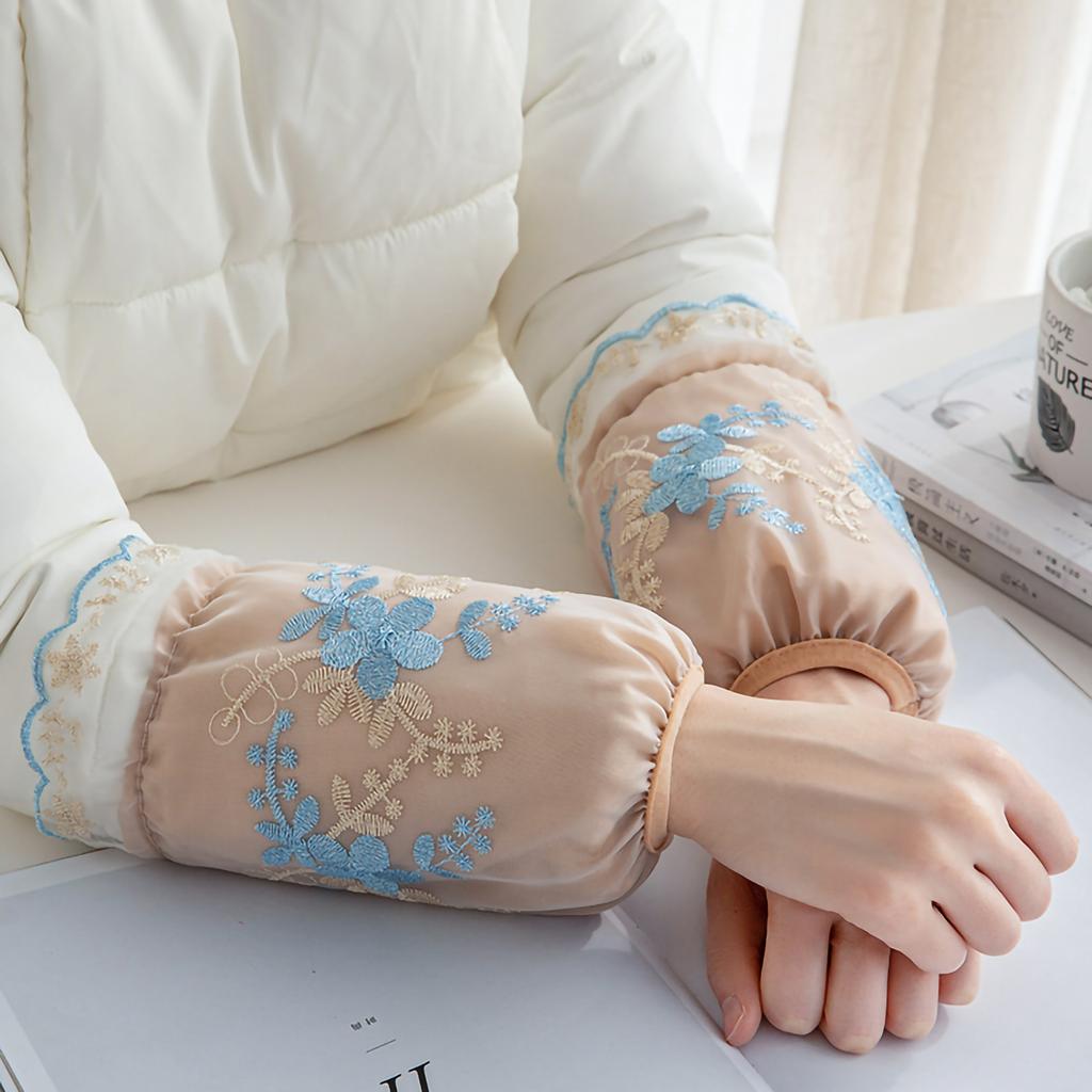 Kitchen Sleeve Lace Dustproof Oversleeve Clothing  Sleeve  Kitchen Sleeve for Outdoor Lace Oversleeve Oversleeve