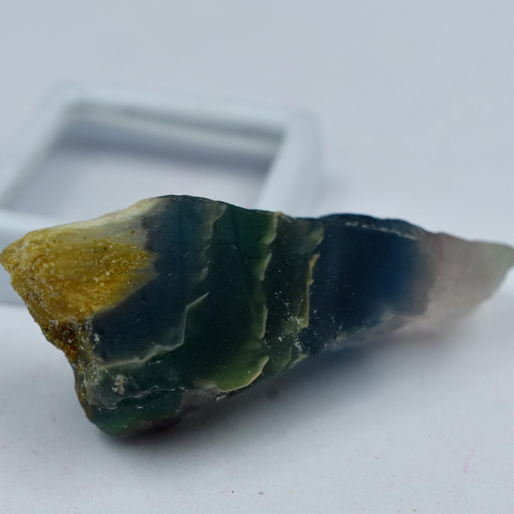 Raw Rough 49.25 Ct Multi Color Natural Fluorite Uncut Loose Gemstone