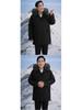 Herren Winter Parka mit Pelz und Fleece-Futter für mittlere und ältere Jahre