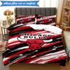 3PCS Bull Basketball Artwork Bedding Set,Including 1pc Duvet Cover And 2pcs Pillowcases Perfect for Bedroom, Dormitory, Fan Christmas Gift