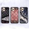 Lace Pattern For IPhone 11 12 13 14 15 16 17 Pro Max Plus TPU+PC Shockproof Back Phone Cases