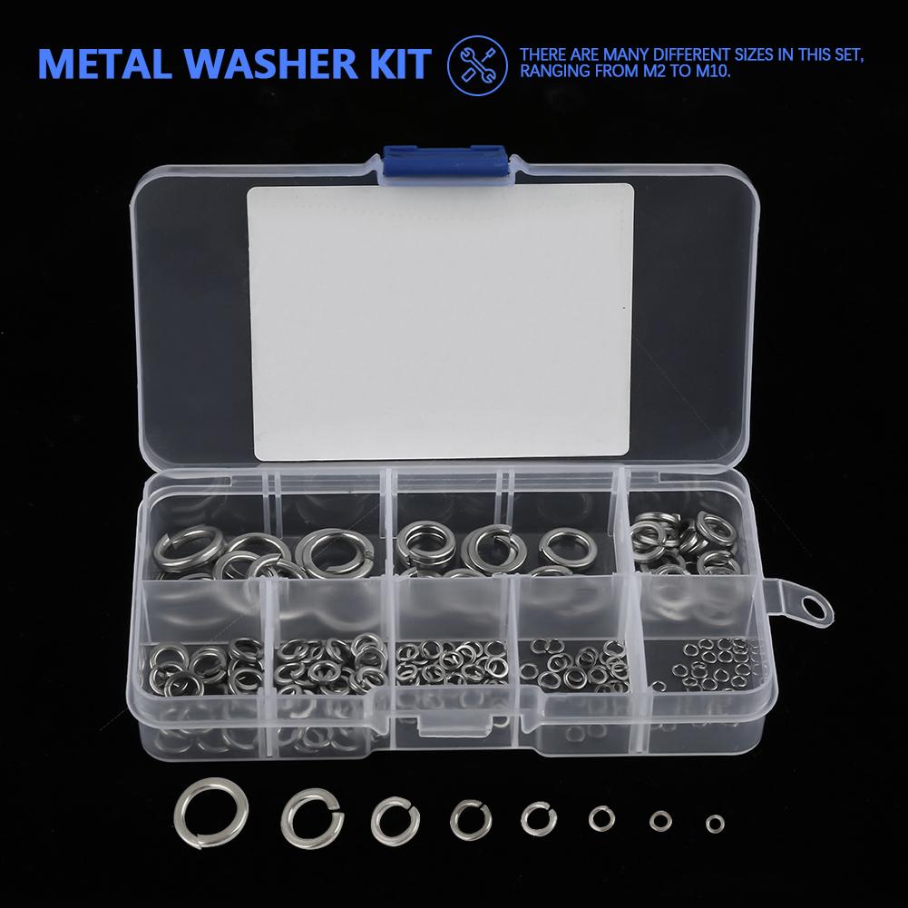 Flat Washer Locking Device for Pre-Load Indicating Device Reduce Vibration Fixing Come with Storage Box M3-M10 Disk-Shaped Metal Washers Flat Washer Locking Device for Pre-Load Indicating Device Reduce Vibration Fixing Come with Storage Box M3-M10 Disk-Shaped Metal Washers