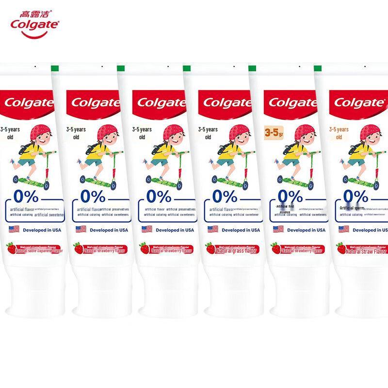 Colgate Kids Toothpaste, 3-5 Years, Natural Strawberry Flavor