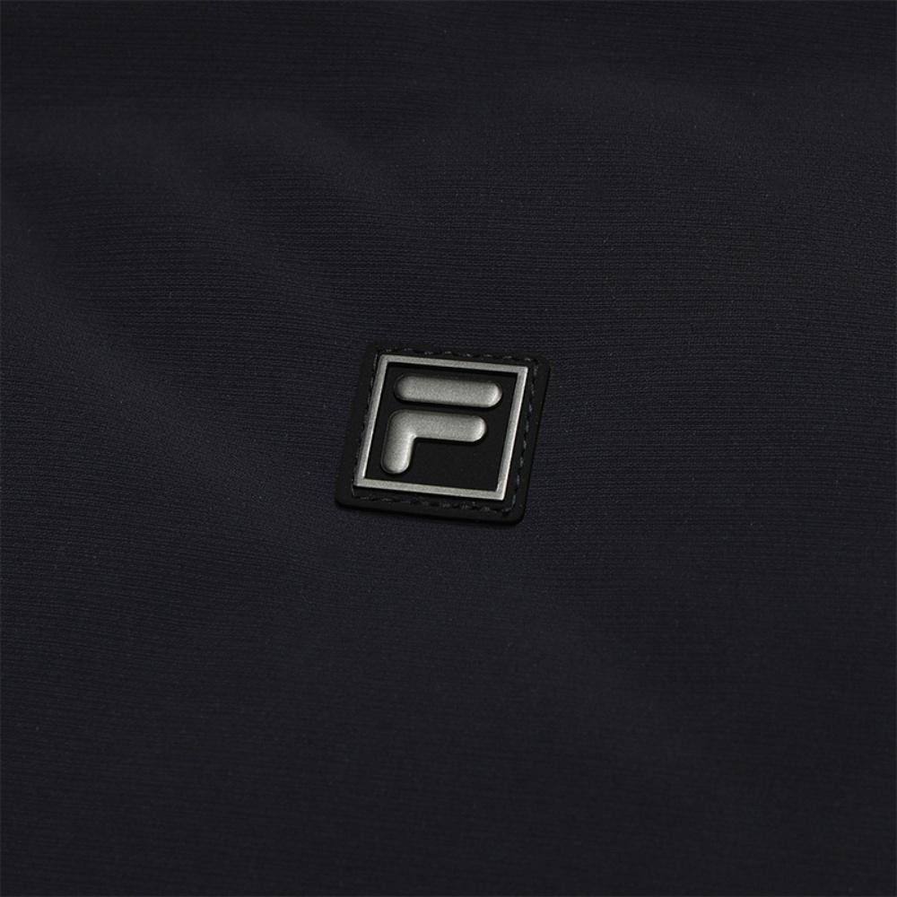 Fila White Classic Fashion Simple Warm Goose Down Comfortable Versatile Mid-Length Down Jacket Men Outerwear Black F11M543916FBK